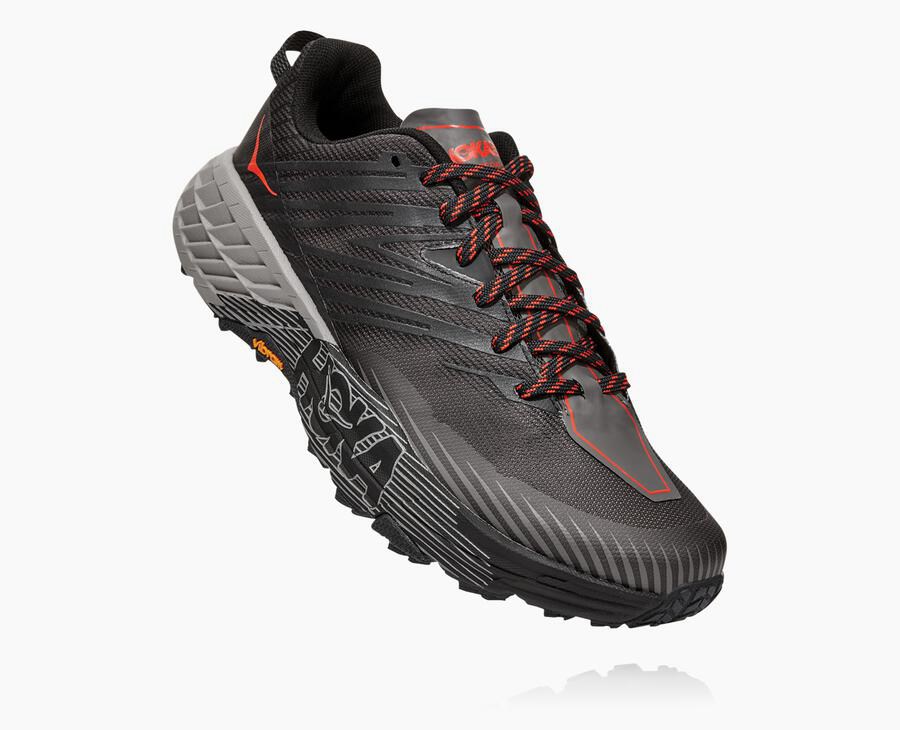 Zapatillas Trail Hoka One One Hombre - Speedgoat 4 - Negras - FNE967324